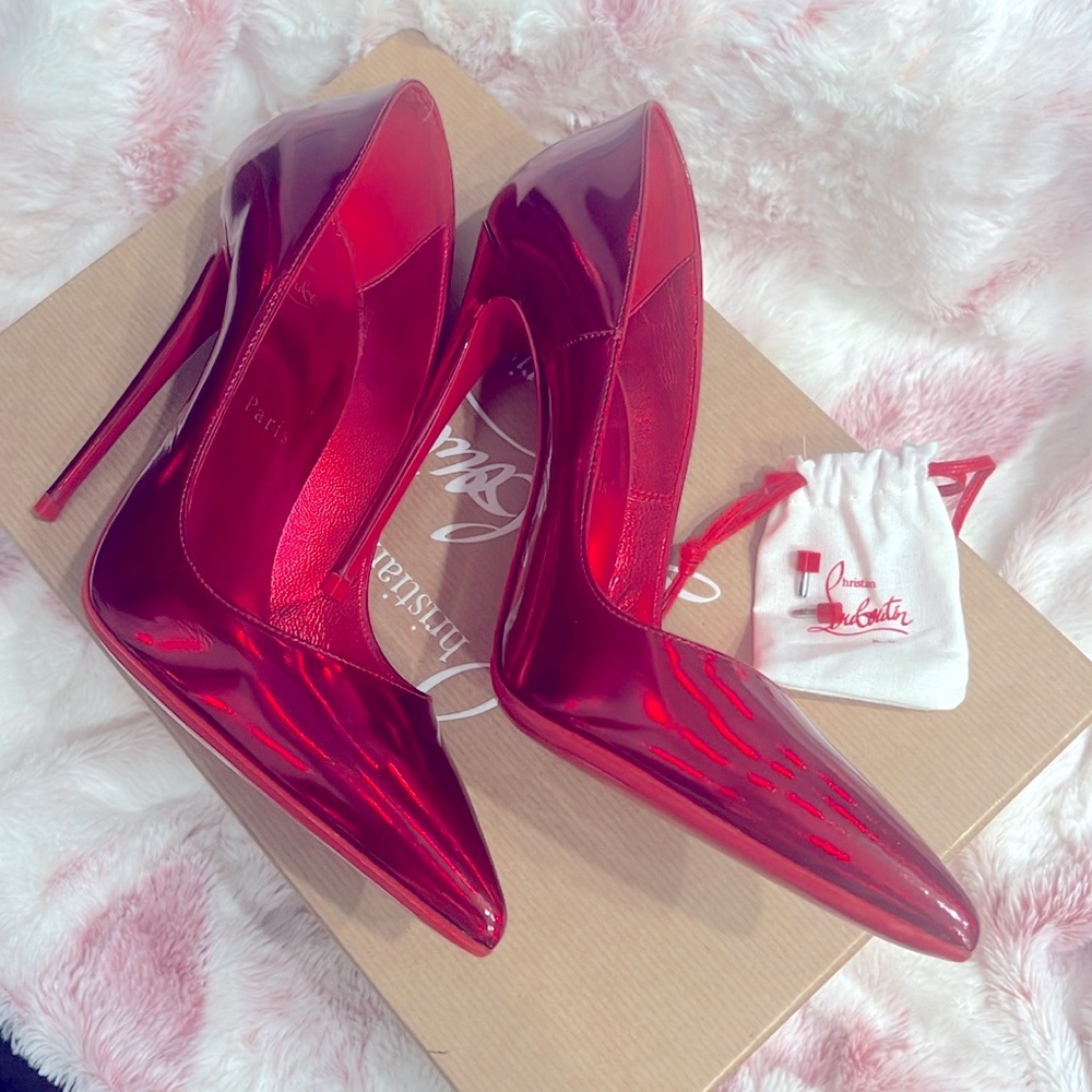 Christian Louboutin Red Heels Psychic Patent